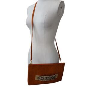 Artipel Cork Portugal Orange Cork Crossbody Purse